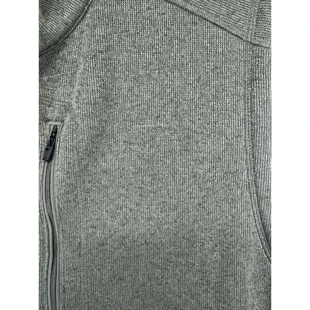 Vineyard‎ Vines Fleece Vest Green Full Zip Pockets Logo Men's Size XL READ